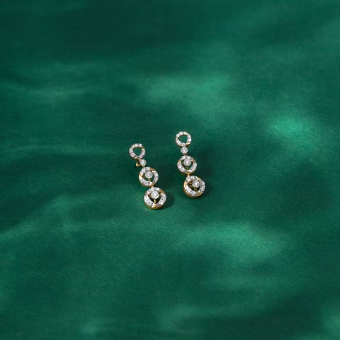 Rosette Trails Diamond Drop Earrings Rosette Trails Diamond Drop Earrings