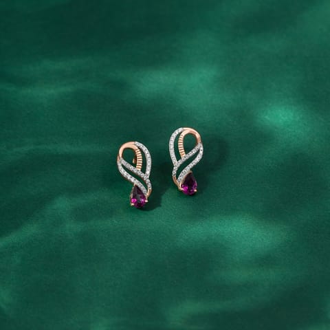 Ocean Twist Gemstone Stud Earrings Ocean Twist Gemstone Stud Earrings