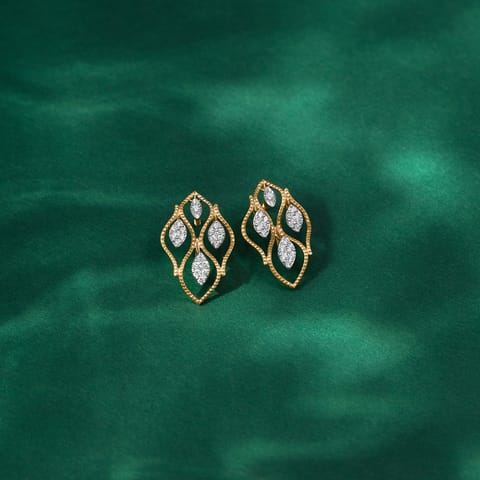 Zigzag Moderne Diamond Stud Earrings Zigzag Moderne Diamond Stud Earrings