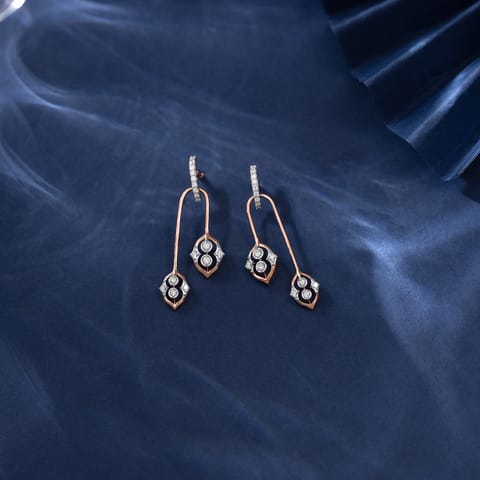 Twin Spark Diamond Drop Earrings Twin Spark Diamond Drop Earrings