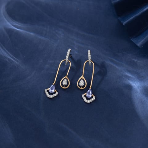 Fusion Duet Gemstone Drop Earrings Fusion Duet Gemstone Drop Earrings