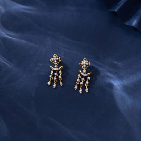 Enchanted Tassel Diamond Drop Earrings Enchanted Tassel Diamond Drop Earrings