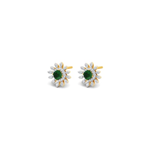 Flare Serenity Gemstone Stud Earrings