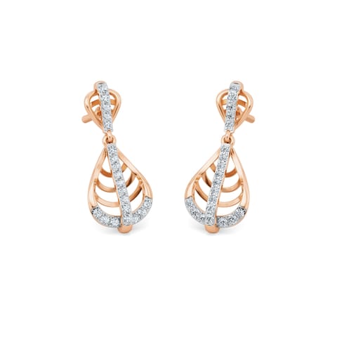 Mikado Diamond Drop Earrings