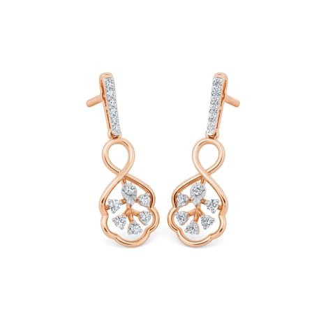 Curvy Glam Diamond Drop Earrings Curvy Glam Diamond Drop Earrings