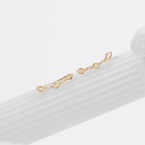 Sparkle Station Diamond Ear Cuffs