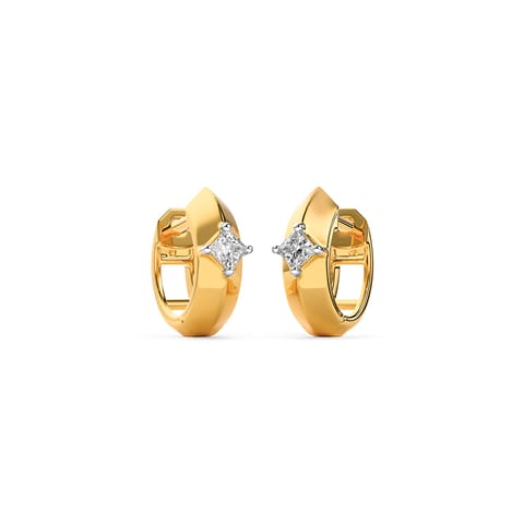 Single Solid Diamond Stud Earrings for Men Single Solid Diamond Stud Earrings for Men