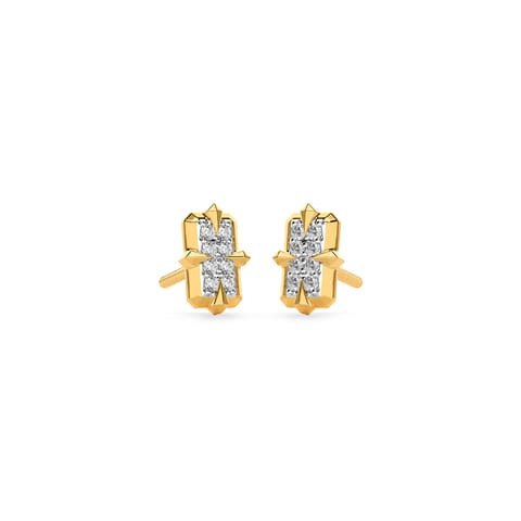 Eclat Vector Diamond Stud Earrings for Men Eclat Vector Diamond Stud Earrings for Men
