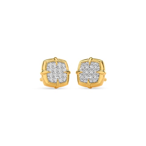 Aura Cushion Diamond Stud Earrings for Men Aura Cushion Diamond Stud Earrings for Men