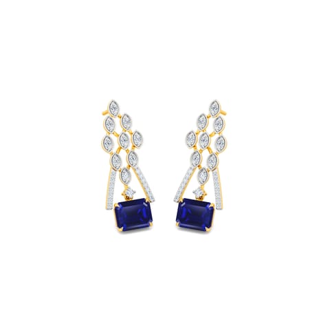 Zoisite Shine Gemstone Drop Earrings