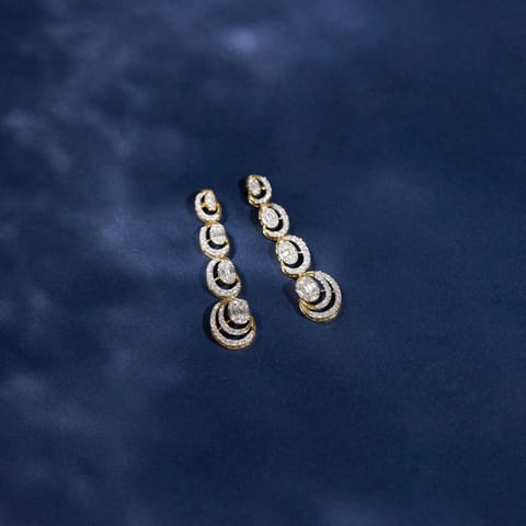 Ovate Reverie Diamond Drop Earrings