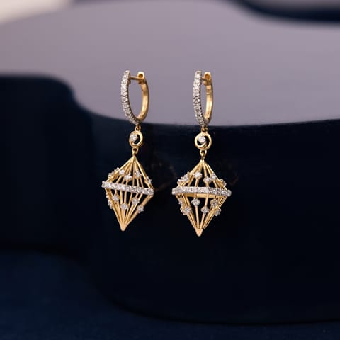 Edgy Diamond Drop Earrings Edgy Diamond Drop Earrings