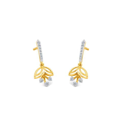Sparkly Trails Diamond Drop Earrings Sparkly Trails Diamond Drop Earrings
