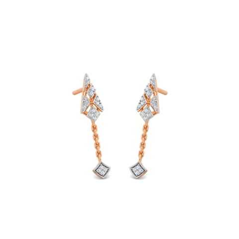 Elya Diamond Drop Earrings Elya Diamond Drop Earrings