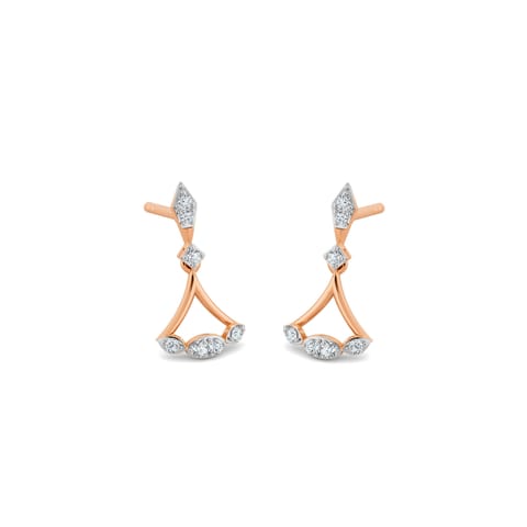Scintilla Diamond Drop Earrings
