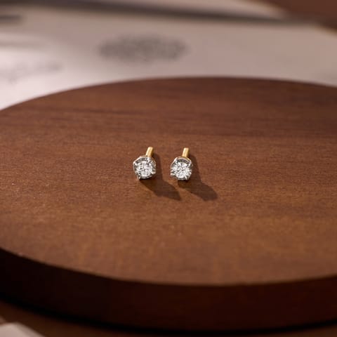 Pure Lumina Diamond Stud Earrings