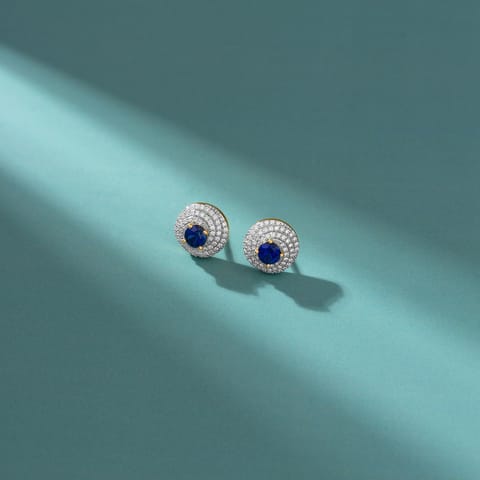 Twilight Comet Gemstone Stud Earrings