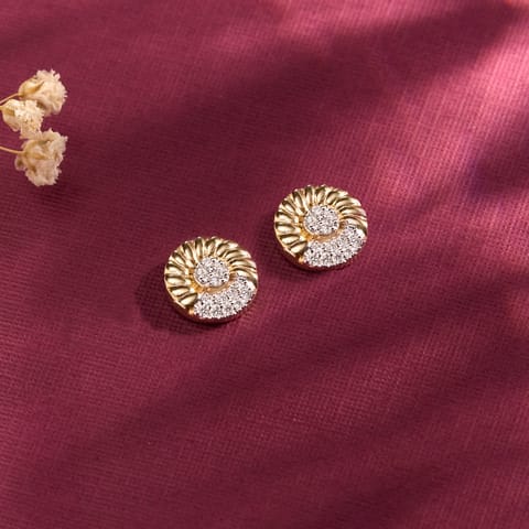 Sinuous Spiral Diamond Stud Earrings Sinuous Spiral Diamond Stud Earrings