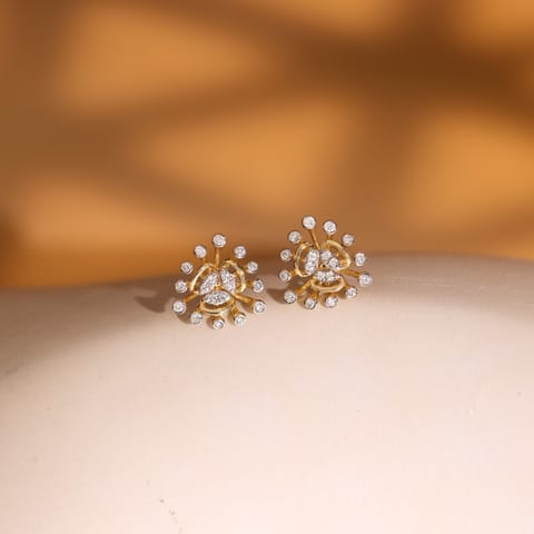 Iris Diamond Stud Earrings Iris Diamond Stud Earrings