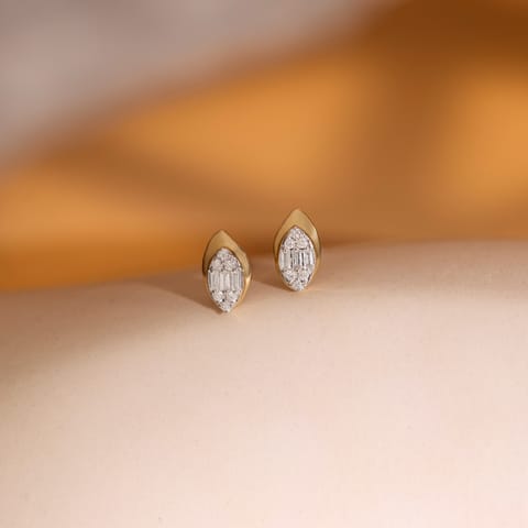 Cassia Diamond Stud Earrings