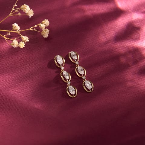 Neva Diamond Hoop Earrings Neva Diamond Hoop Earrings