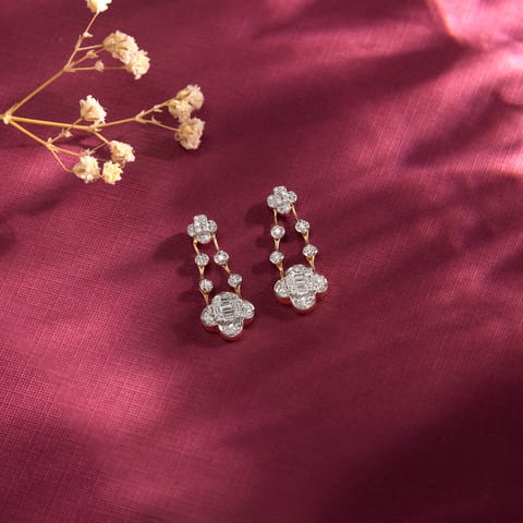Delphine Diamond Drop Earrings Delphine Diamond Drop Earrings