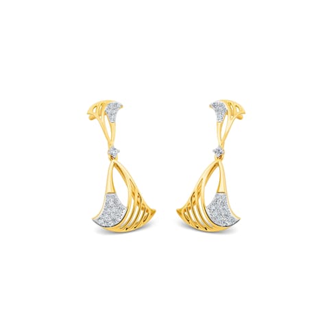 Zena Diamond Drop Earrings Zena Diamond Drop Earrings