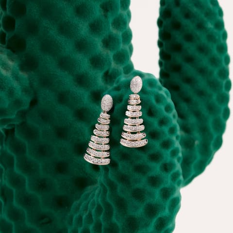 Royal Symphony Diamond Drop Earrings