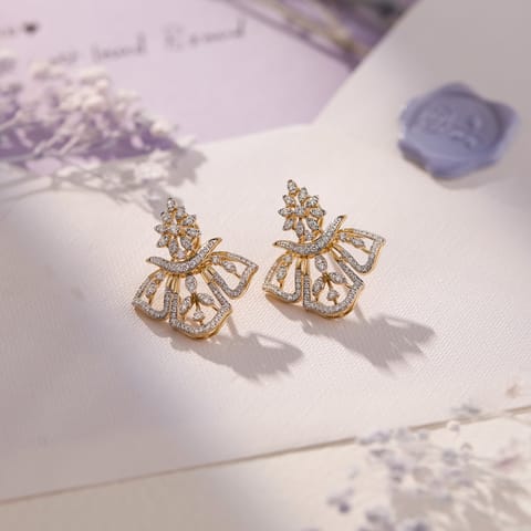Sovereign Spark Diamond Drop Earrings