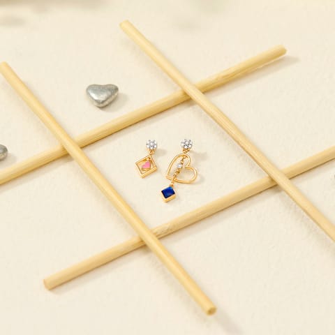 Kites & Hearts Diamond Drop Earrings Kites & Hearts Diamond Drop Earrings