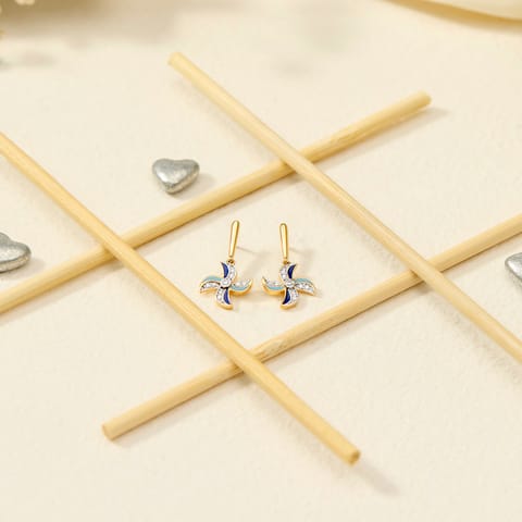 Wind Mill Diamond Drop Earrings Wind Mill Diamond Drop Earrings