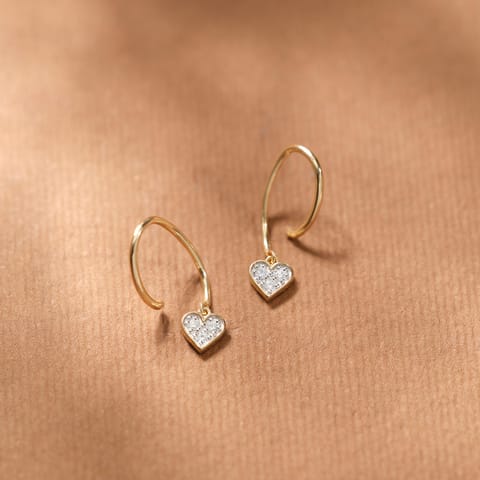 Betel Leaf Diamond Ear Cuffs
