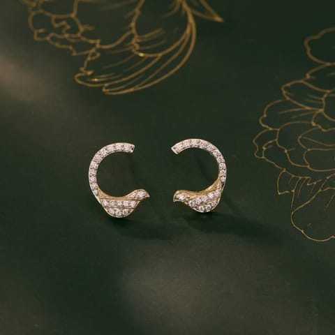 Avian Grace Diamond Stud Earrings