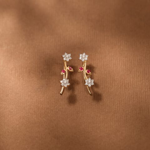 Blooming Trail Gemstone Ear Cuffs Blooming Trail Gemstone Ear Cuffs