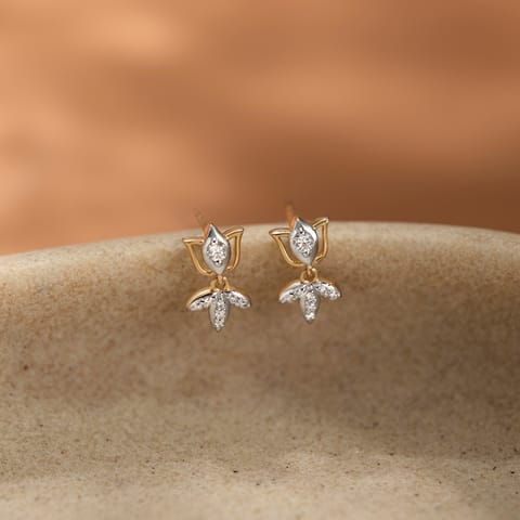 Tulip Trails 9KT Diamond Drop Earrings Tulip Trails 9KT Diamond Drop Earrings
