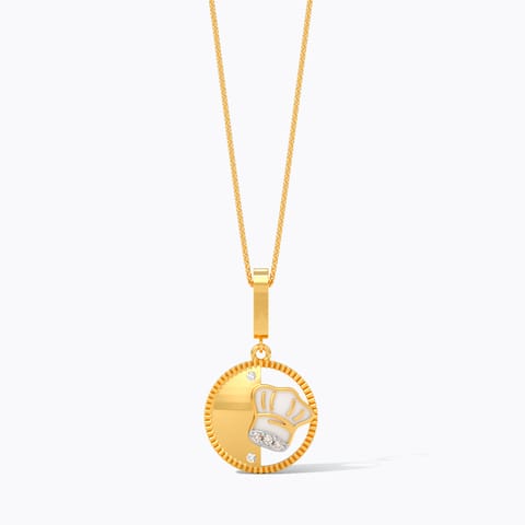 Monica’s Chef Hat Charm Engravable Diamond Pendant Monica’s Chef Hat Charm Engravable Diamond Pendant