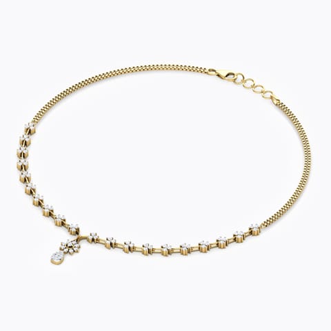 Peony Diamond Necklace