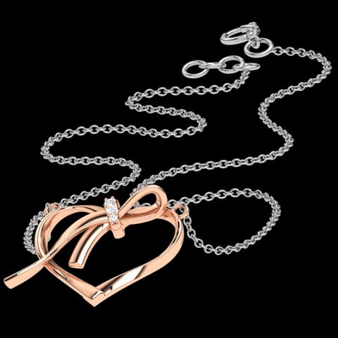 Heart and Knot Necklace