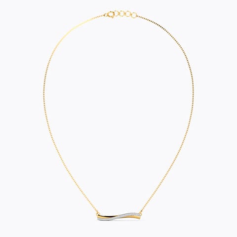 Amias Bar Diamond Necklace