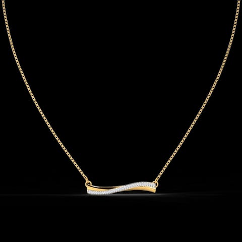 Amias Bar Diamond Necklace