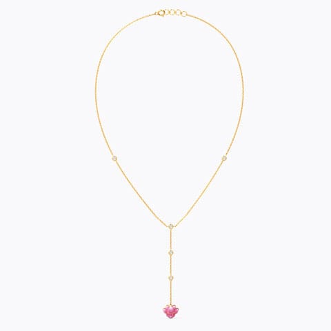 Dew Drops Lotus Diamond Necklace Dew Drops Lotus Diamond Necklace
