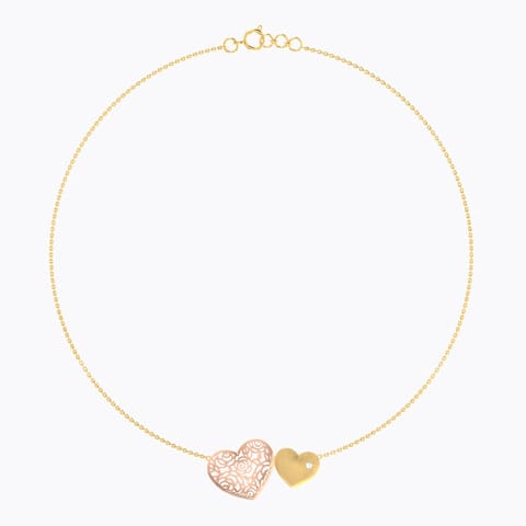 Kim Twin Heart Necklace Kim Twin Heart Necklace
