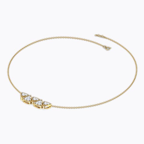 Natalia Twin Bar Diamond Necklace