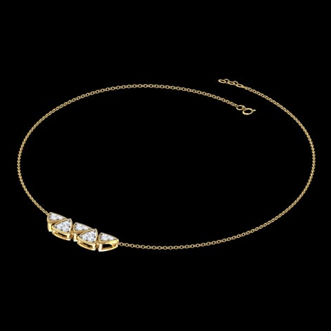 Natalia Twin Bar Diamond Necklace Natalia Twin Bar Diamond Necklace