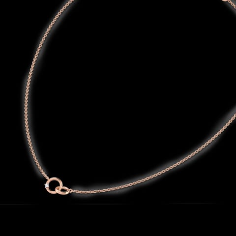 Interlinked Loops Diamond Necklace