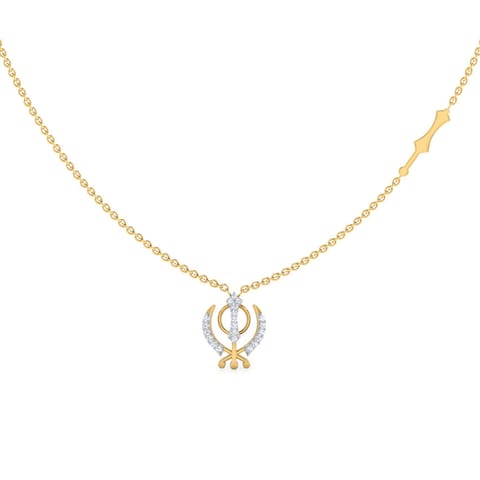 Khalsa Diamond Necklace