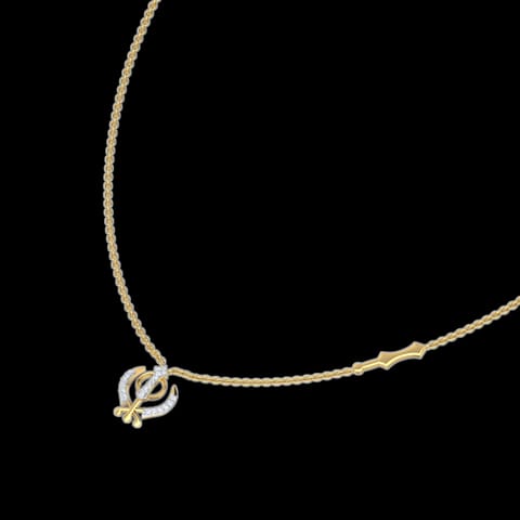 Khalsa Diamond Necklace