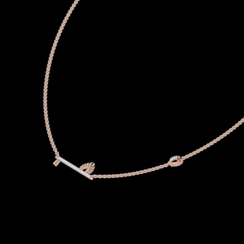 Krishna Flute Diamond Necklace