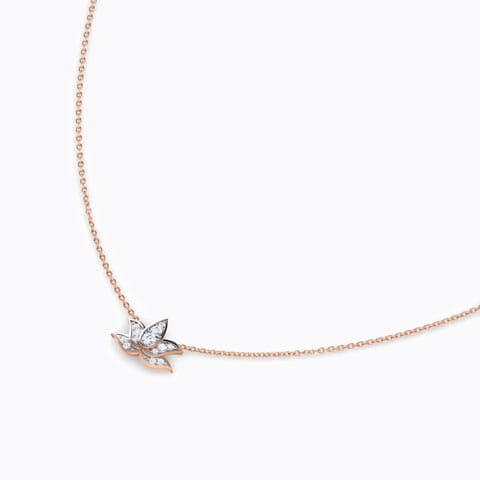Blossom Lotus Diamond Necklace Blossom Lotus Diamond Necklace