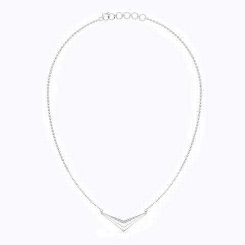 Peak Geometric Diamond Necklace